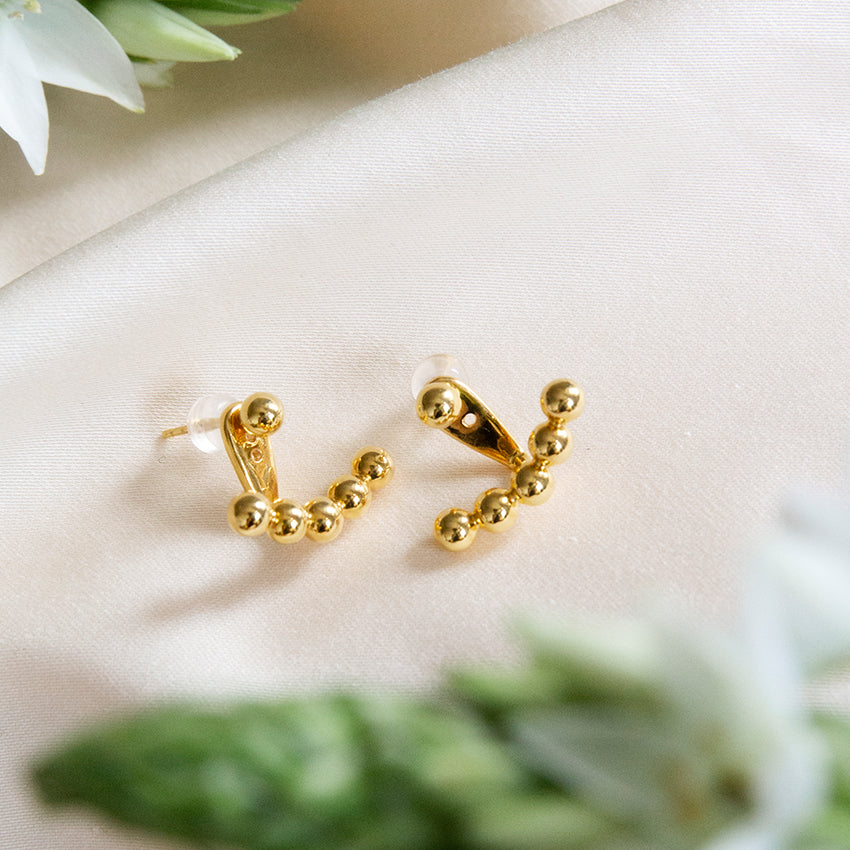 Dotty 18k Gold Ear Jacket