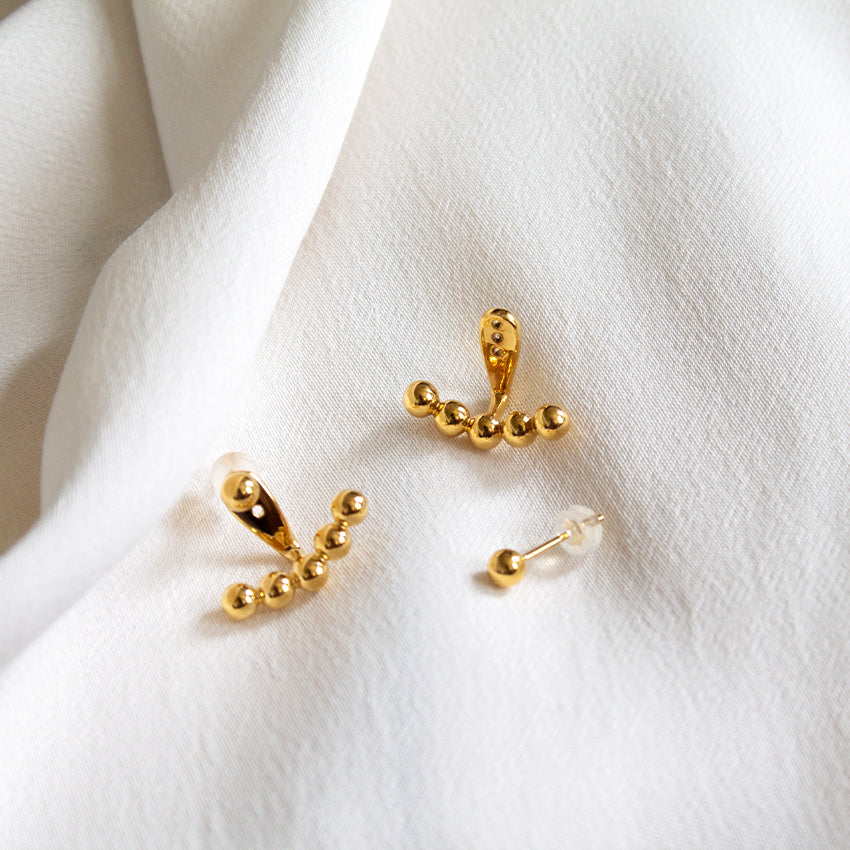 Dotty 18k Gold Ear Jacket