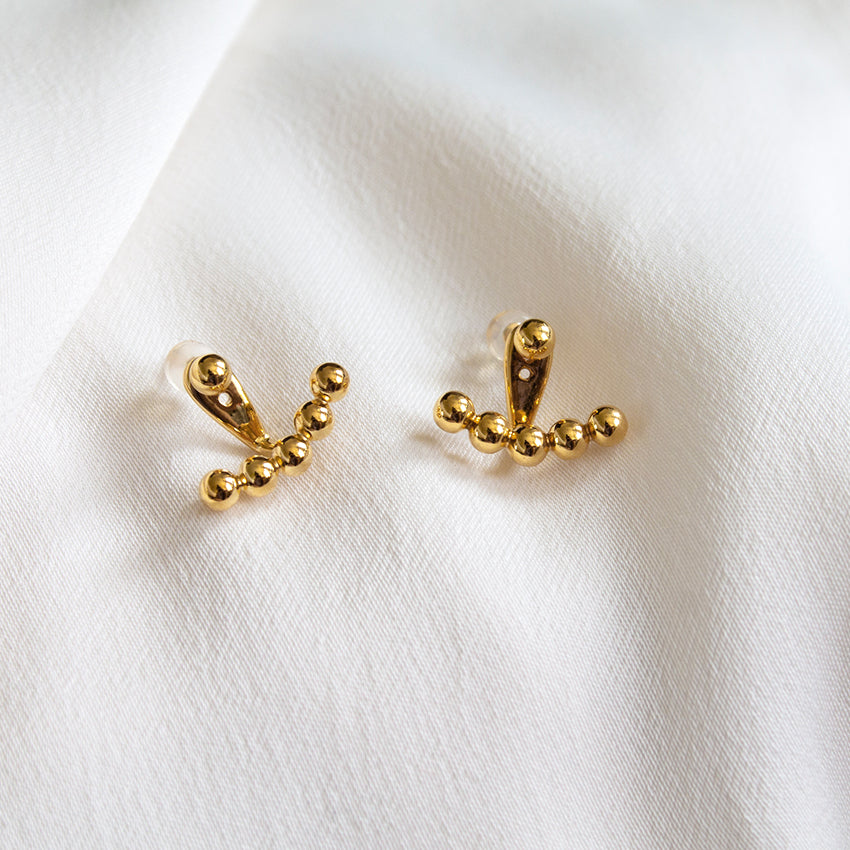 Dotty 18k Gold Ear Jacket