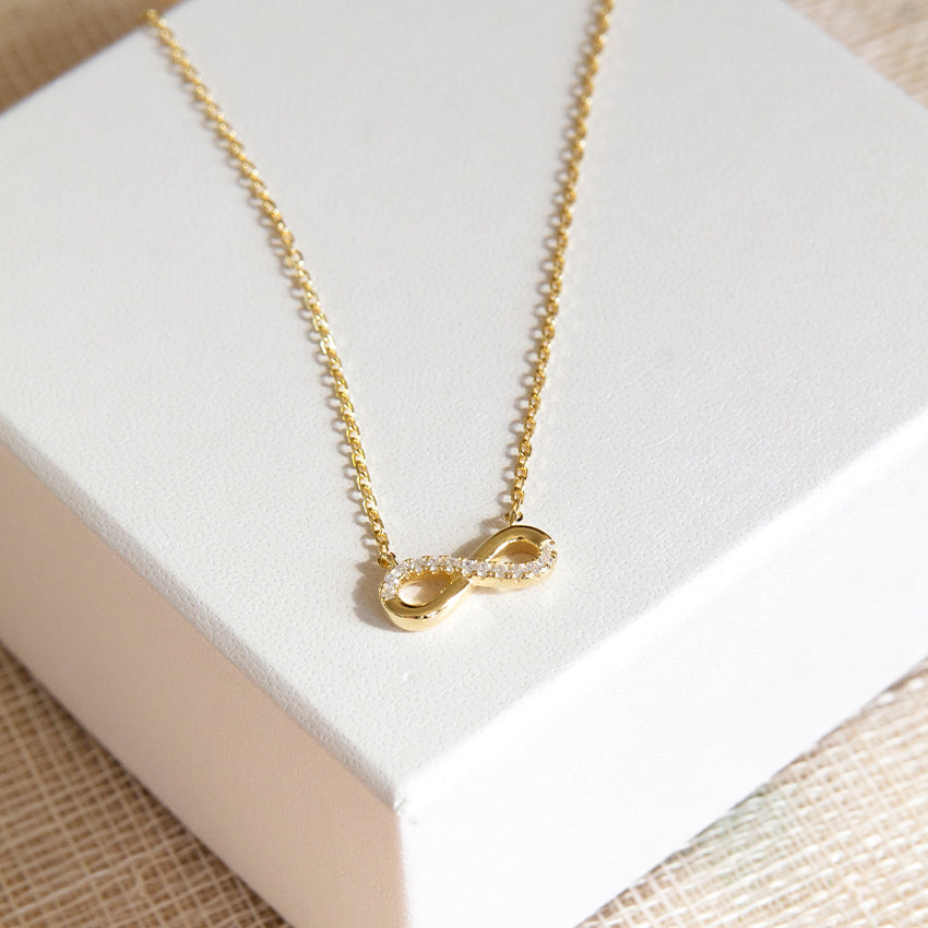 Infinity Bling Necklace