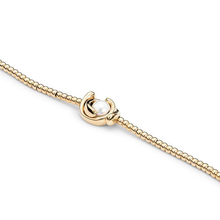 UNOde50 Little Moon Bracelet Gold with Shell Pearl
