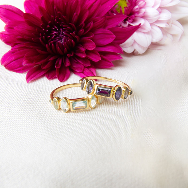 Oval Baguette Ring