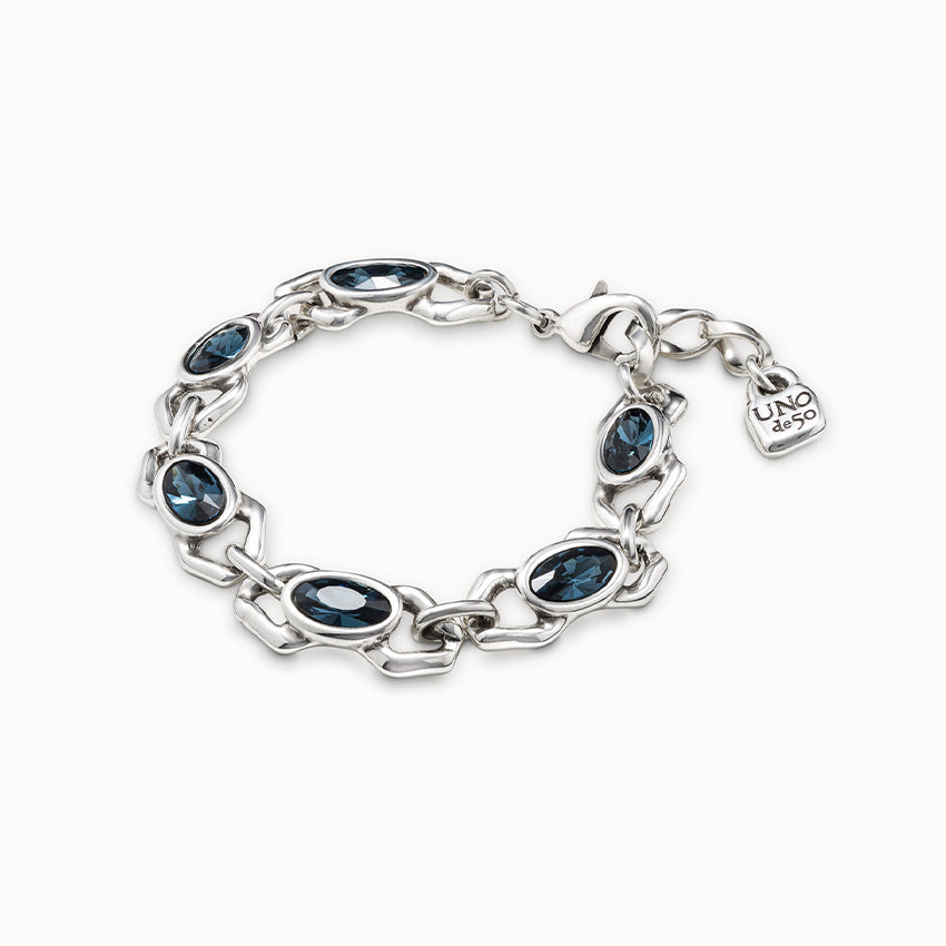UNOde50 The Queen Silver Bracelet with Swarovski