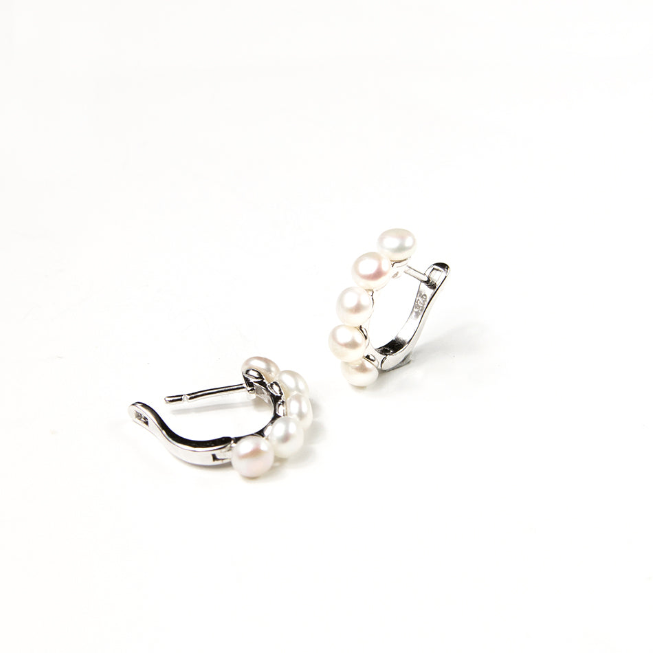 Isla Freshwater Pearl Hoops
