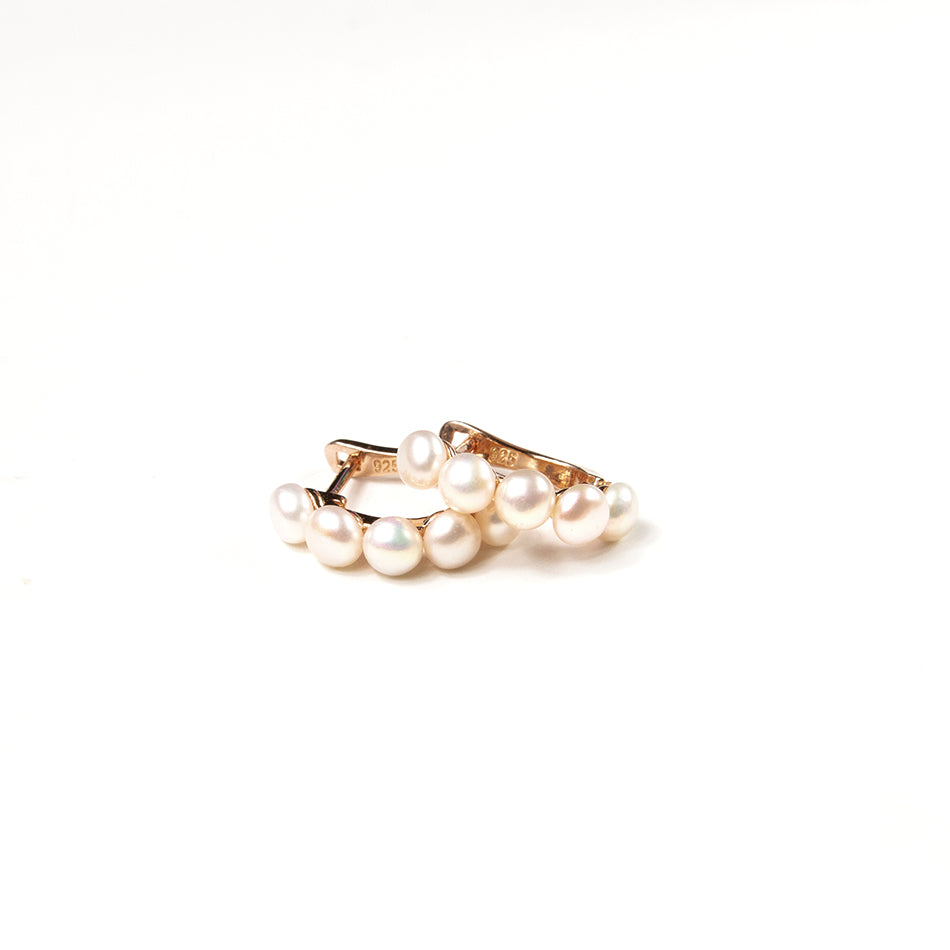 Isla Freshwater Pearl Hoops