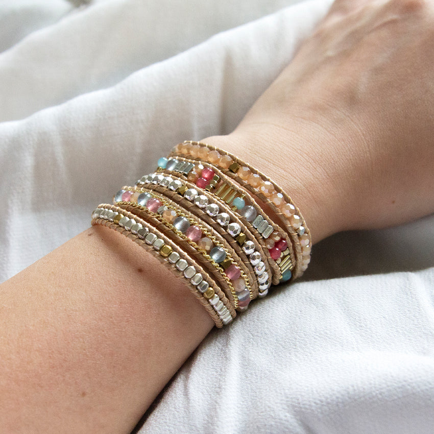 It's a Wrap Bracelet - Sorbet