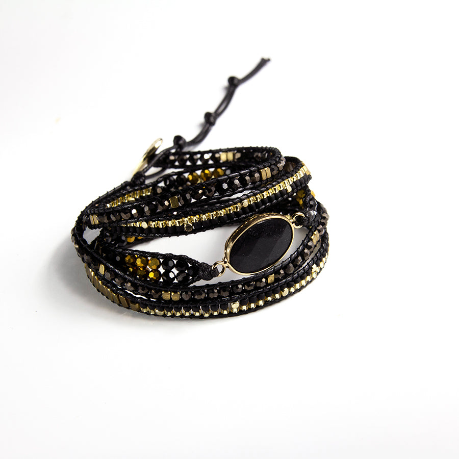 It's a Wrap Bracelet - Midnight