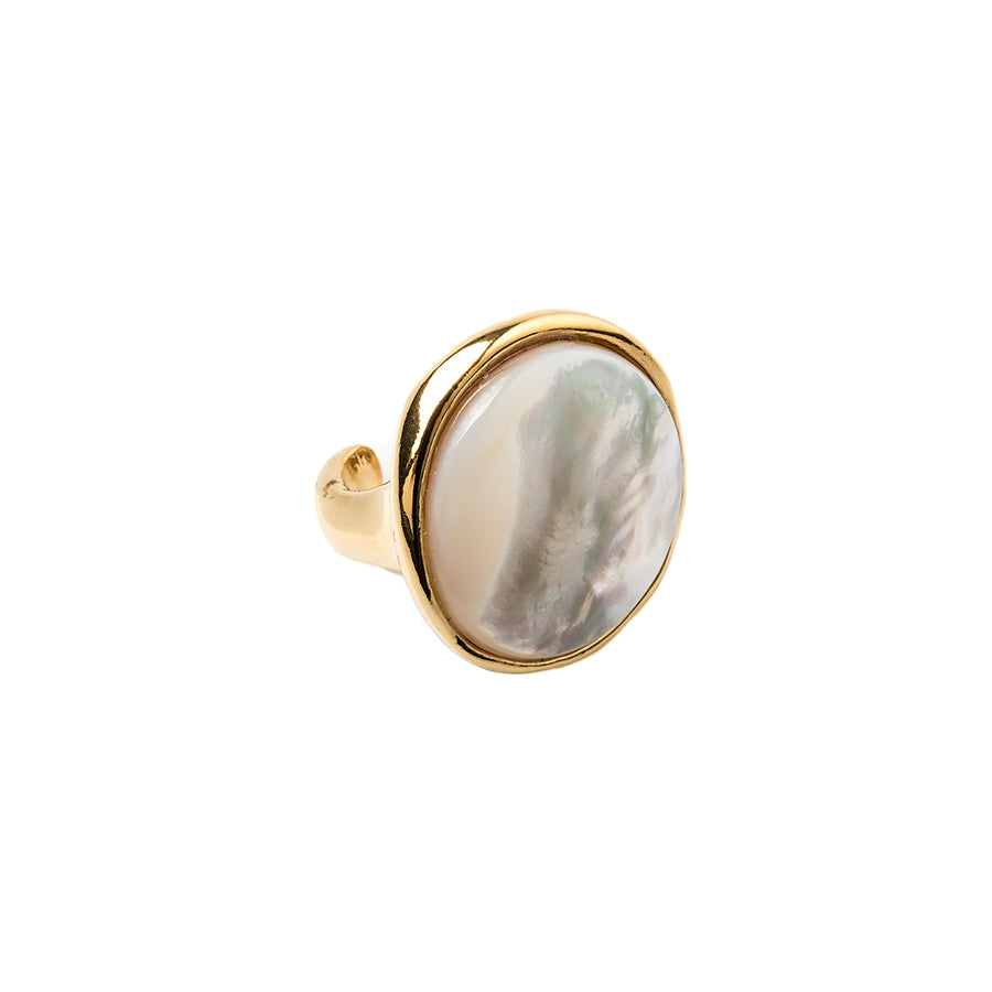 Velatti XL Mother of Pearl Ring
