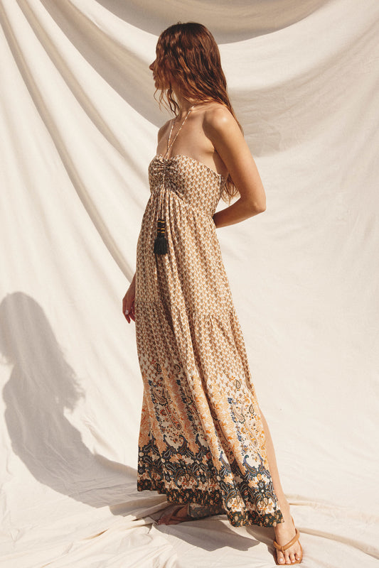 Dress Forum Golden Apricot Midi Dress