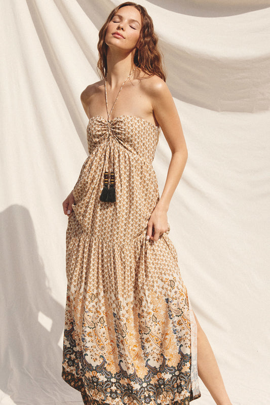 Dress Forum Golden Apricot Midi Dress