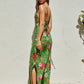 Dress Forum Spring Fling Cowl Neck Criss Cross Maxi Dress