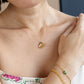 Emerald Fan Necklace