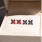 Sapphire Floral Studs