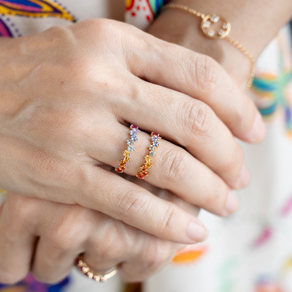 Spectrum Sapphire Ring