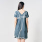Batik Boutique Batik Shift Dress - Grey Brush