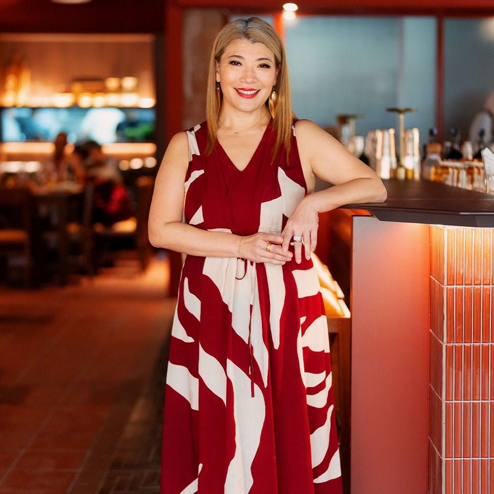 Batik Boutique Maxi Dress - Crimson Rose