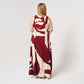 Batik Boutique Maxi Dress - Crimson Rose