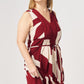Batik Boutique Maxi Dress - Crimson Rose