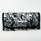 Batik Boutique Batik Roll-Up Travel Pouch - Black Floret
