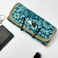 Batik Boutique Batik Roll-Up Travel Pouch - Teal Ukir