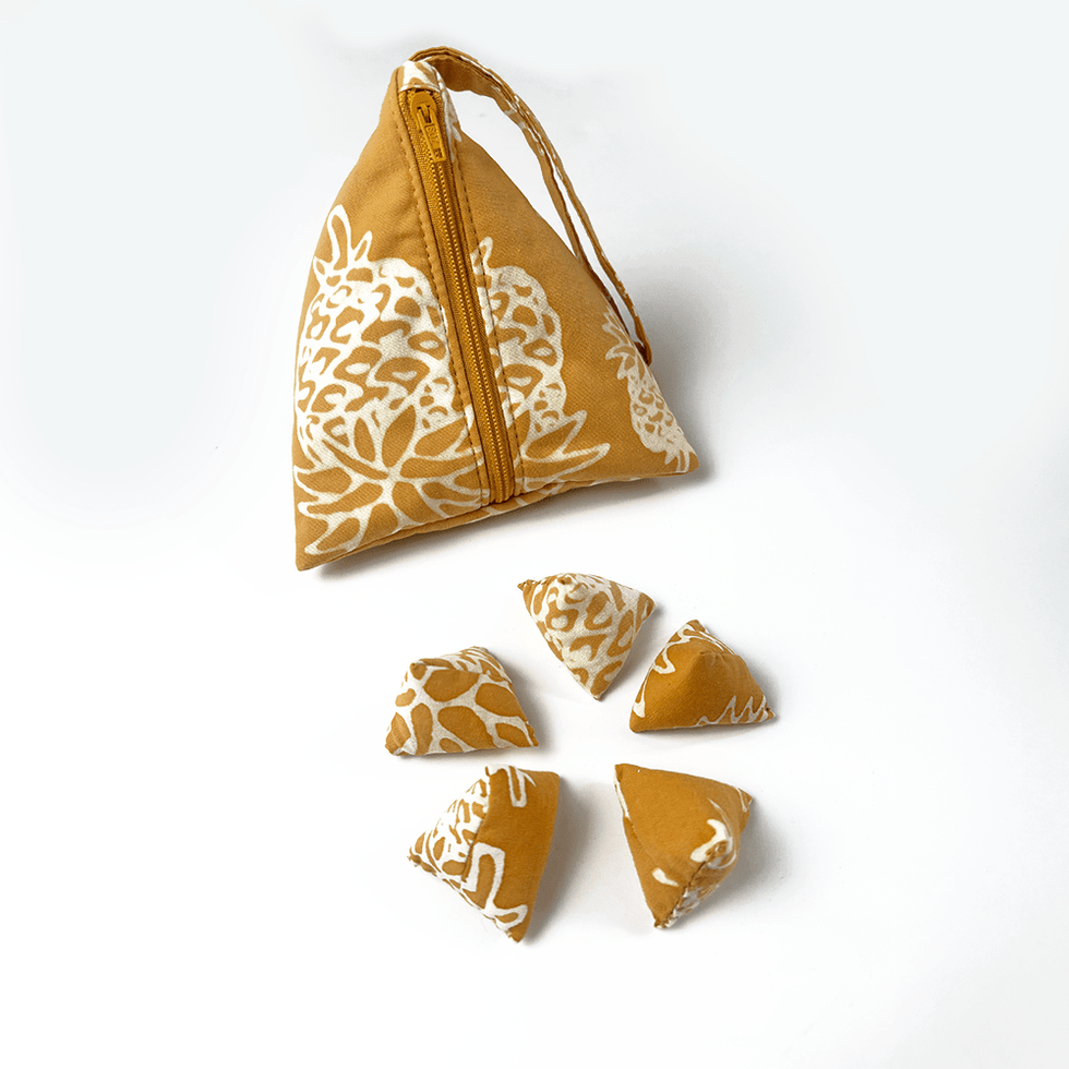 Batik Boutique Batu Seremban "Five Stones" -  	Golden Pineapple