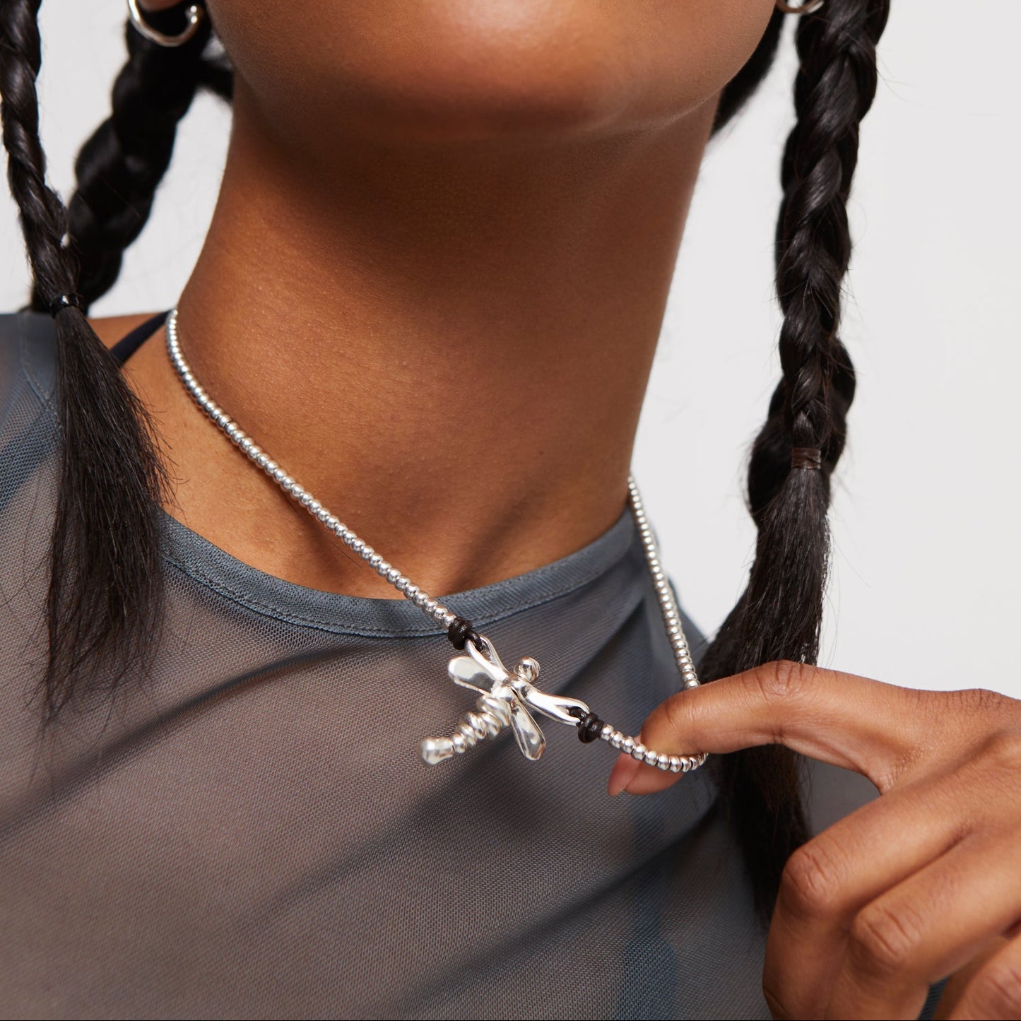 UNOde50 Dragonfly Short Necklace