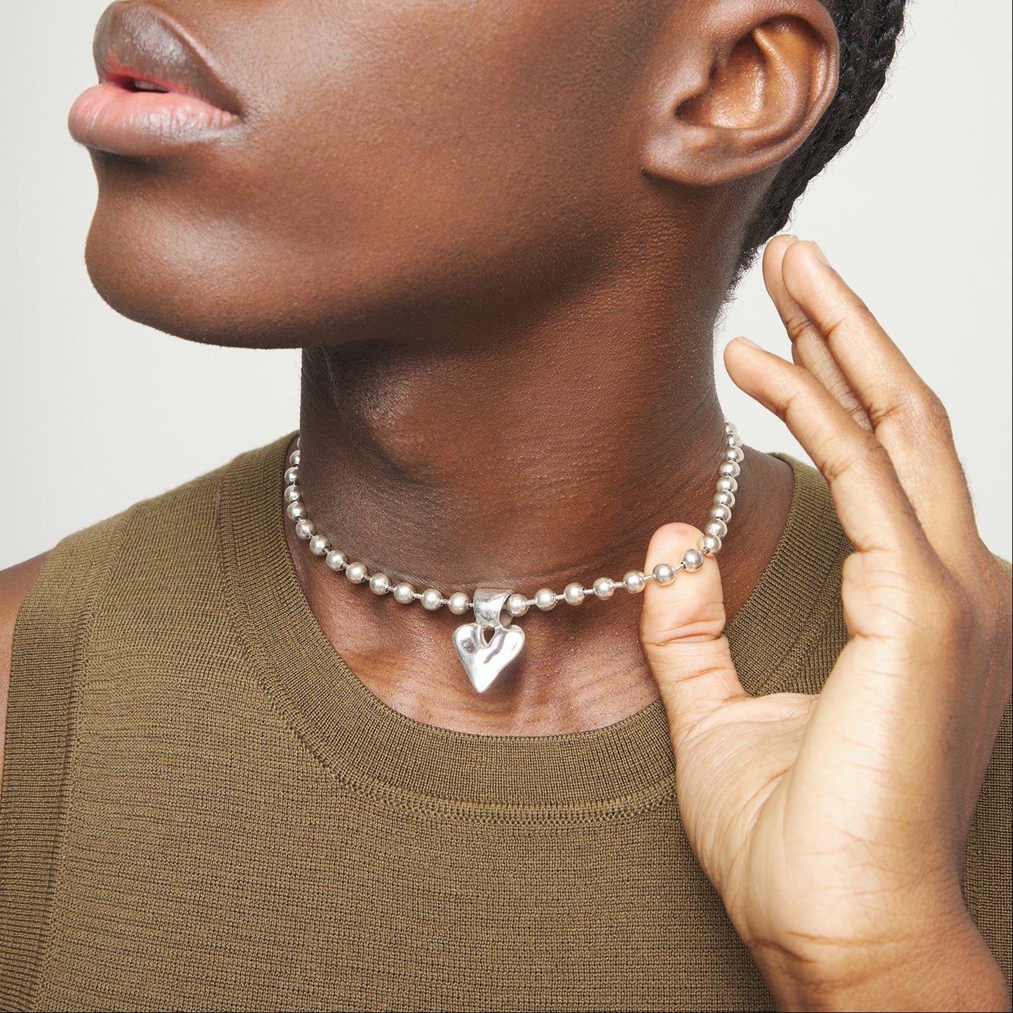 UNOde50 Palpito Ball Necklace with Heart