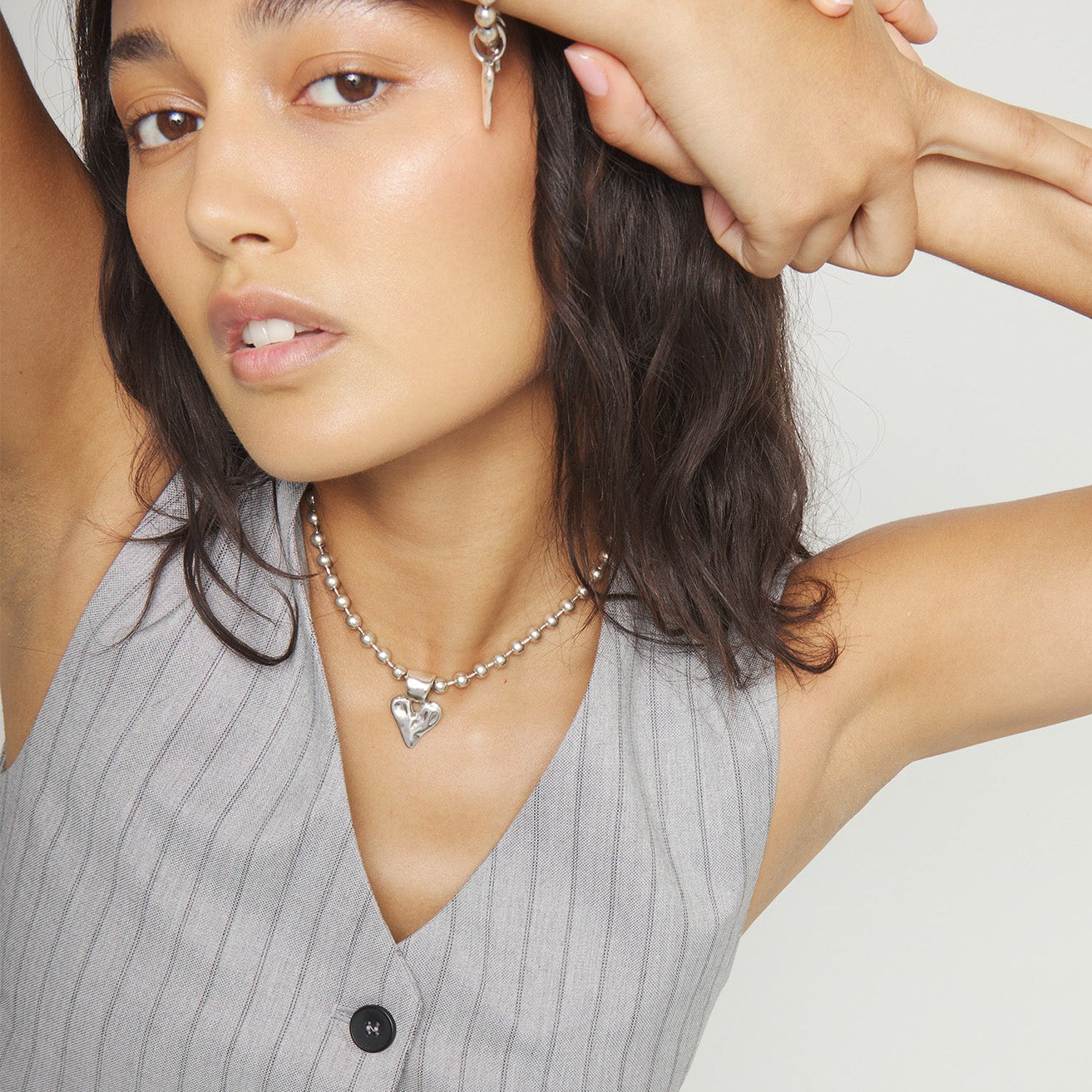 UNOde50 Palpito Ball Necklace with Heart