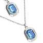 UNOde50 Nucleo Double Necklace with Faceted Crystals