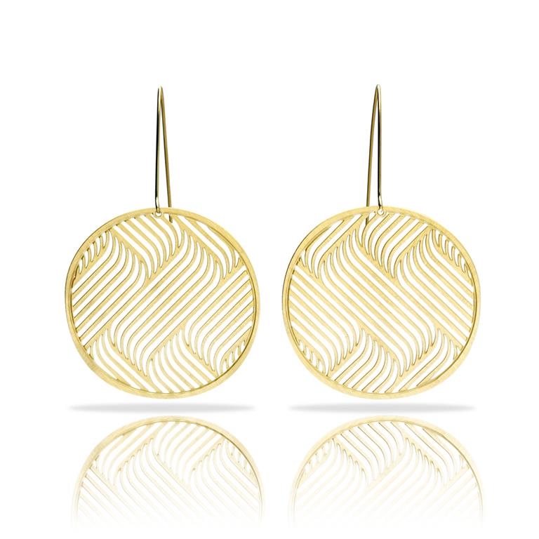 RAS Duna Gold Hook Earrings