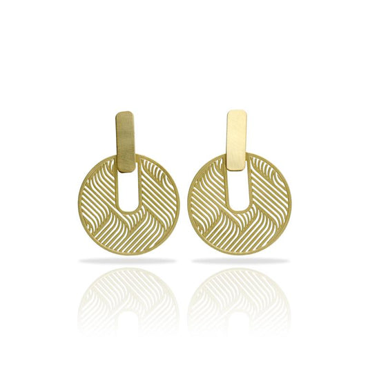 RAS Duna Gold Stud Earrings