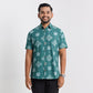Batik Boutique Men's Batik Shirt - Emerald Songket