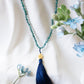 Esmeralda Quartz & Tassel Long Necklace