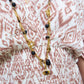 Velatti Hand Braided Long Links Necklace