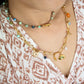 Velatti Hand Braided Long Links Necklace