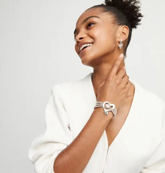 UNOde50 Triple Strand Bracelet with Heart