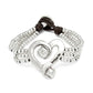 UNOde50 Triple Strand Bracelet with Heart