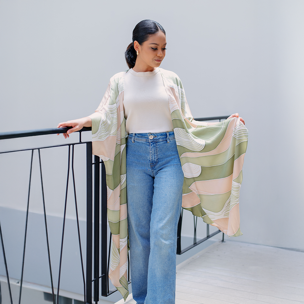 Batik Boutique Kimono - Moss Bukit
