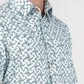 Batik Boutique Men's Batik Shirt - Teal Arabesque