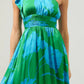 Sugarlips Seamoss Floral Bayou One Shoulder Maxi Dress