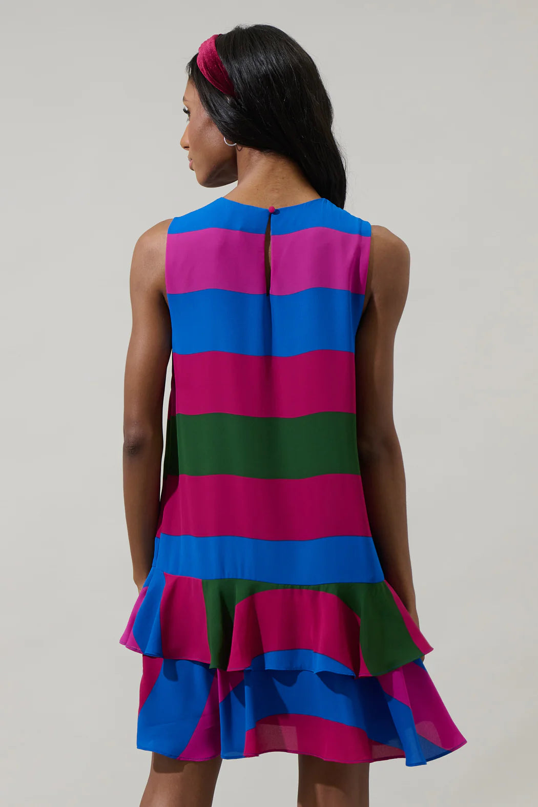 Sugarlips Saige Striped Una Shift Dress