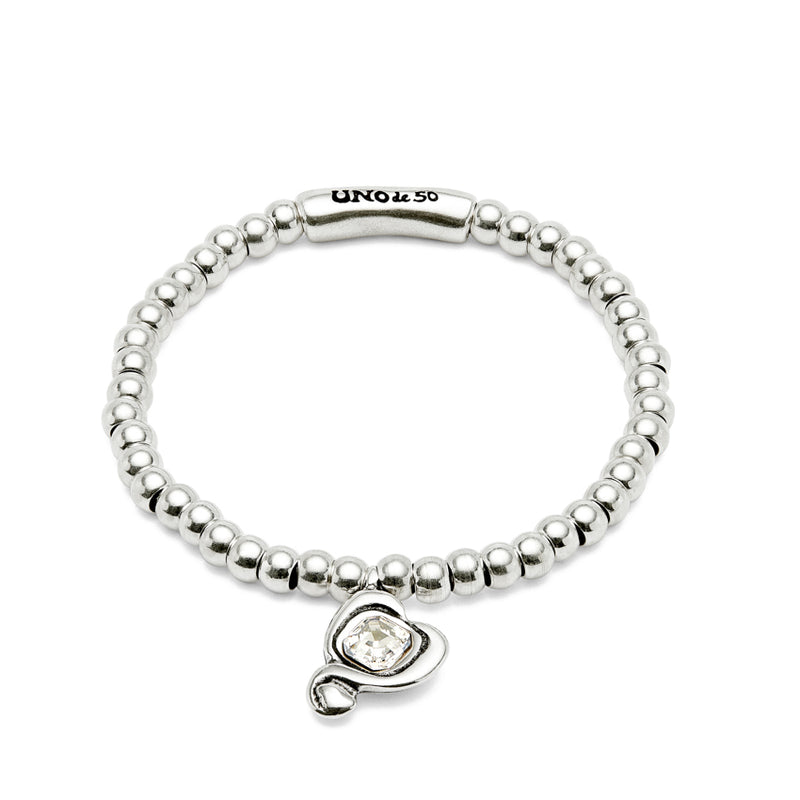 UNOde50 Heart Sparkle Bracelet with Swarovski Crystal