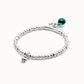 UNOde50 Stretch Bracelet with Murano Glass & Dragonfly Charm
