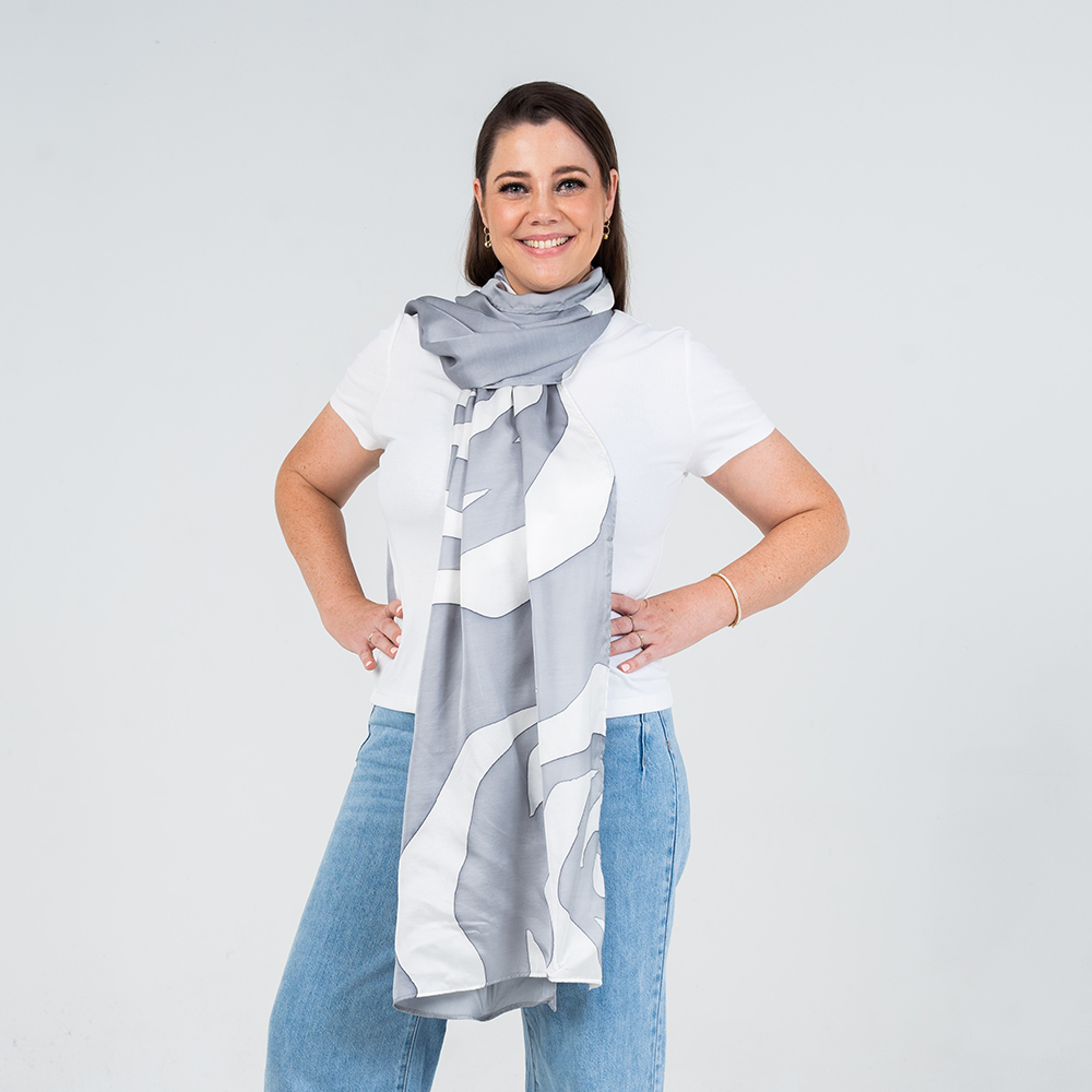 Batik Boutique Scarf - Lavender Bukit