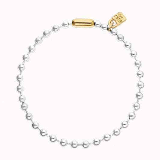 unode50 silver ball chain necklace