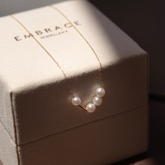 Quartet Akoya Pearl Necklace