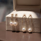 Double Link Akoya Pearl Studs
