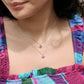 Gem Bloom Necklace with Amethyst
