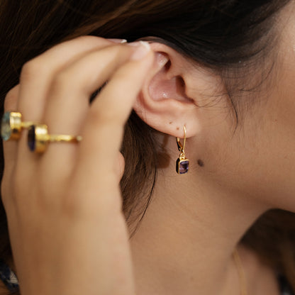 Emerald Cut Earrings