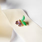 (PRE-ORDER) Jade & Amethyst Butterfly Brooch and Pendant